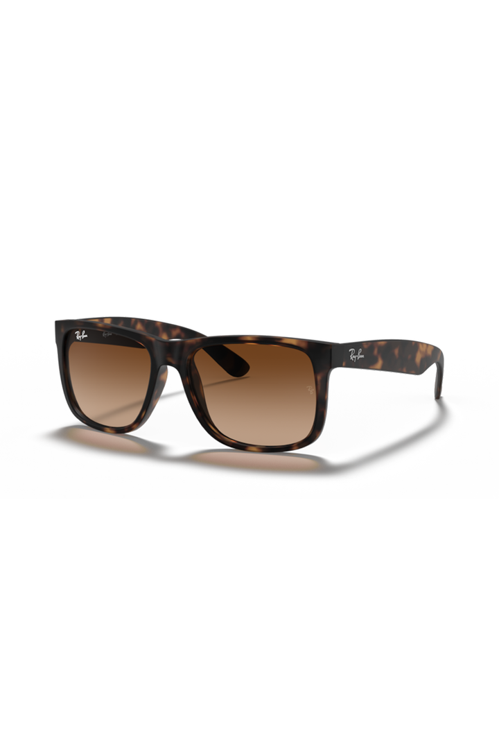 Ray Ban - Justin Classic in Matte Havana Frames with Brown Gradient Lenses - RB4165710/1355