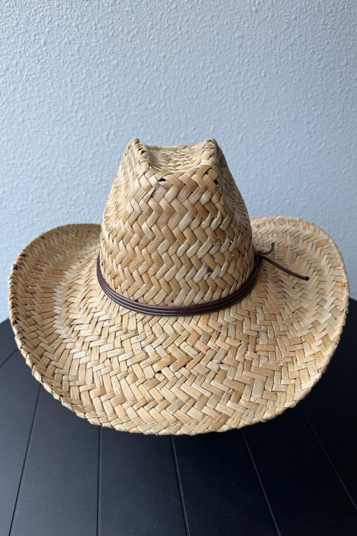 Brixton - Houston II Straw Cowboy in Tan