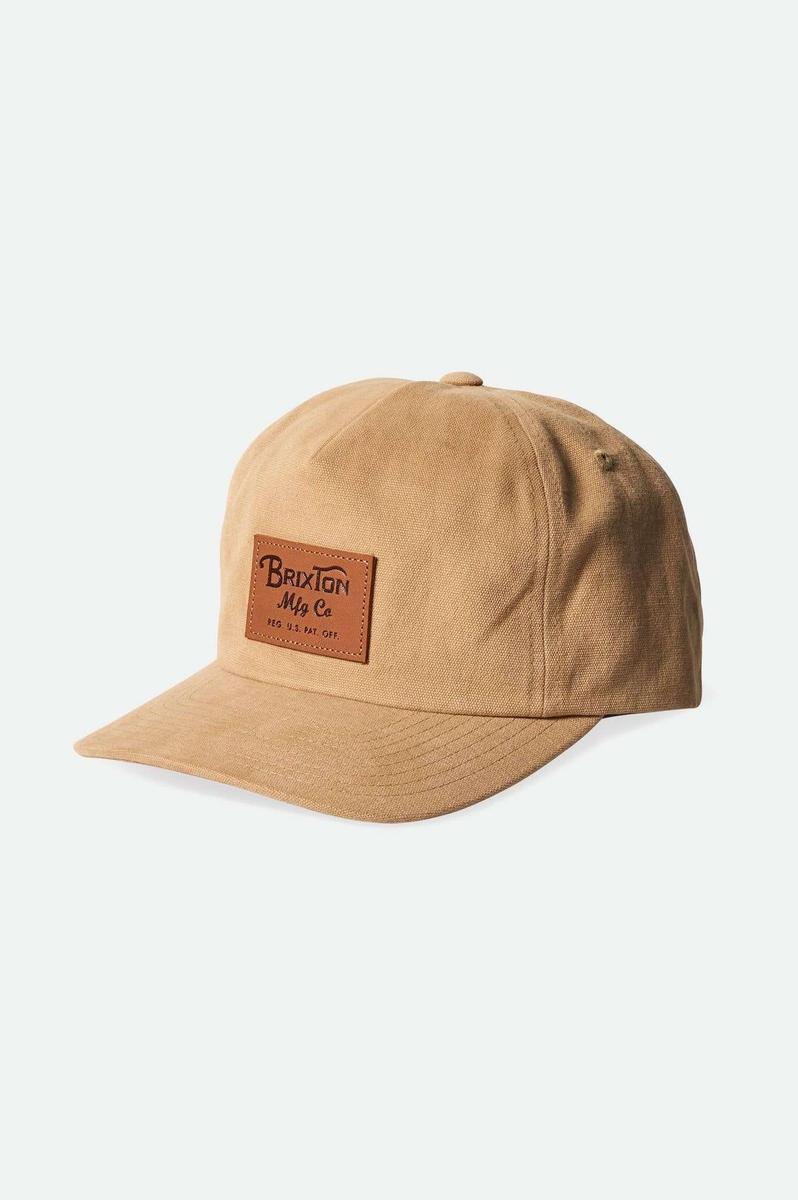 Brixton - Grade MP Snapback in Woodsmoke