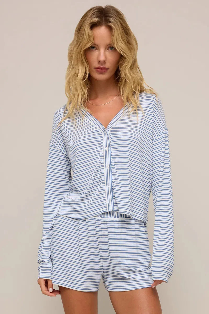 Z Supply - Mara Stripe Cardigan in Vanilla Ice