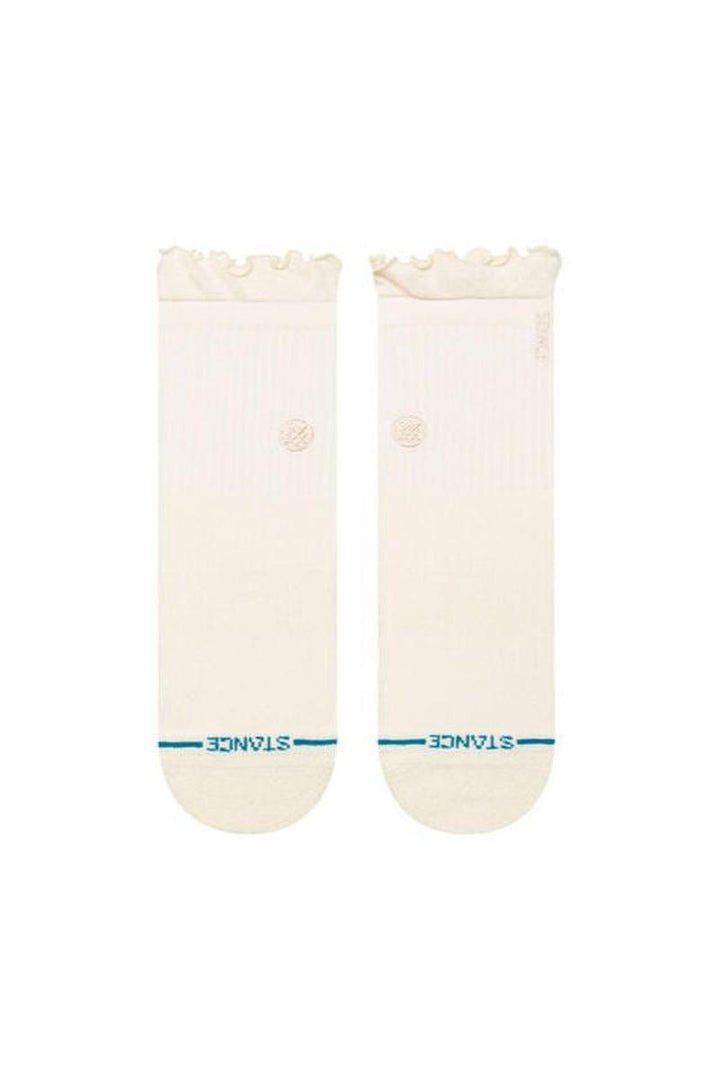 Stance - Butter Blend™ Ruffle Quarter Socks in Canvas
