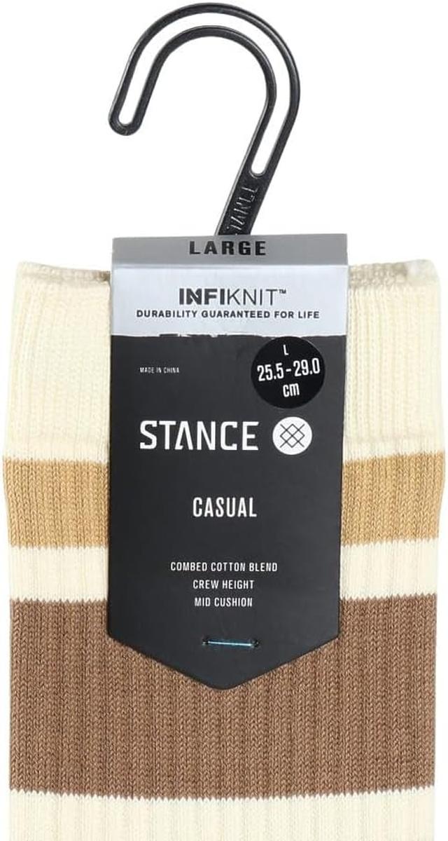 Stance - Boyd Crew Socks in Dark Brown