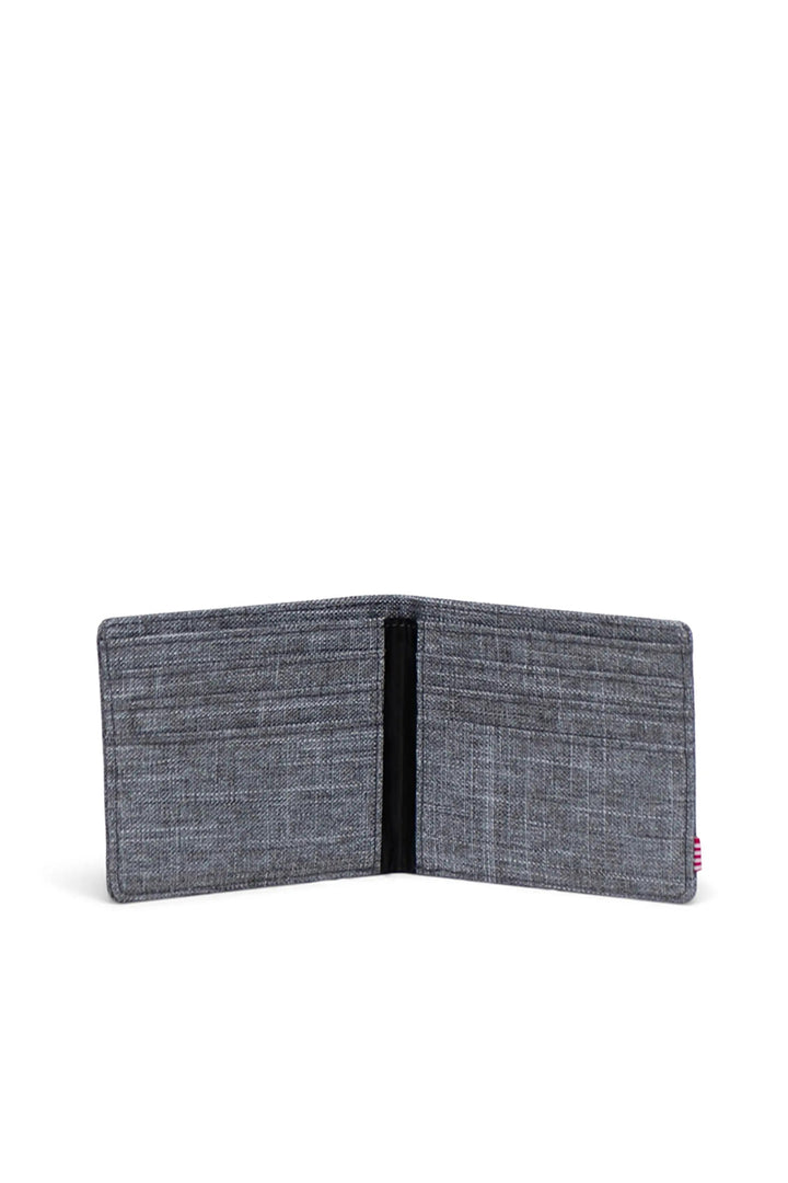 Herschel - Roy Wallet in Raven Crosshatch