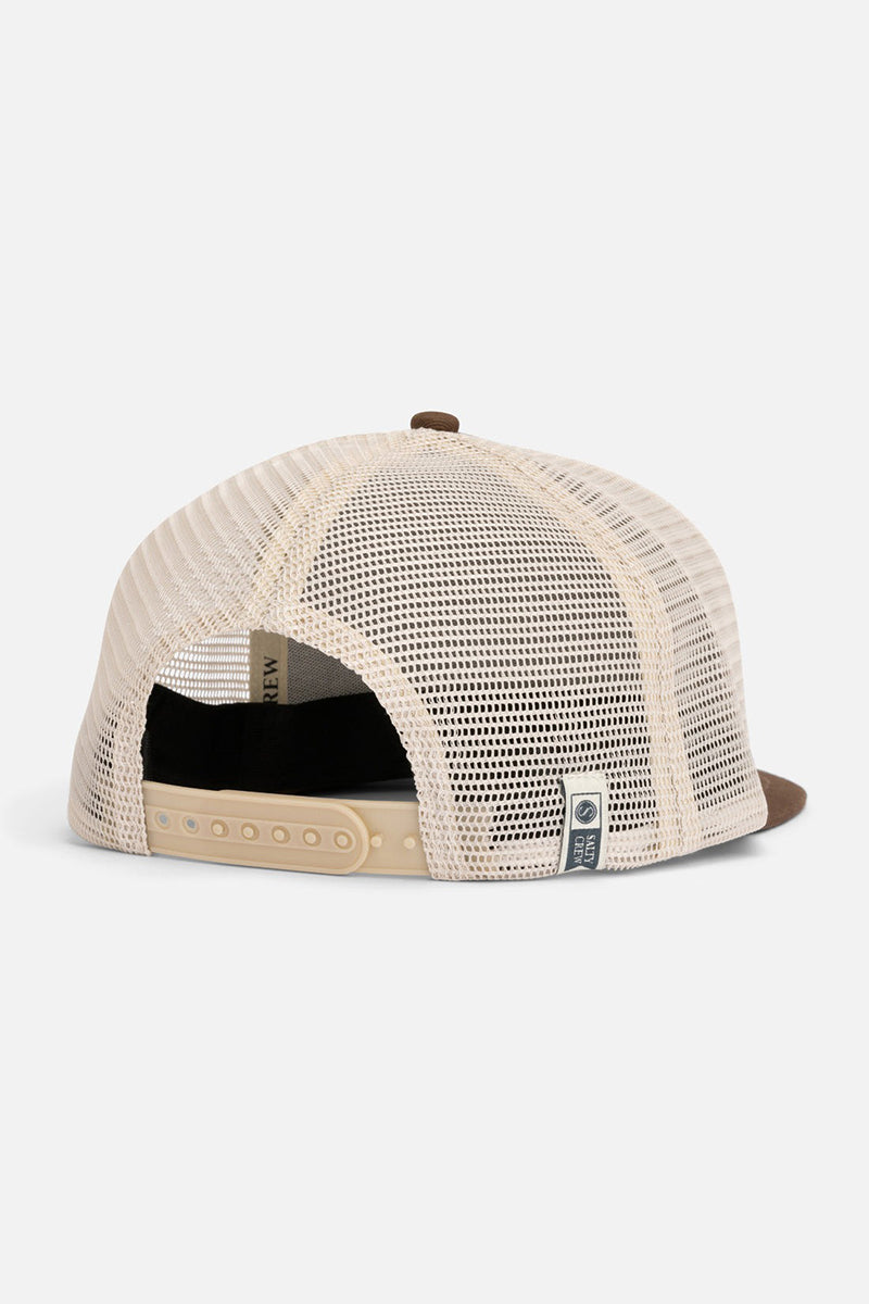 Salty Crew - Ashore Trucker Hat in Charcoal Brown