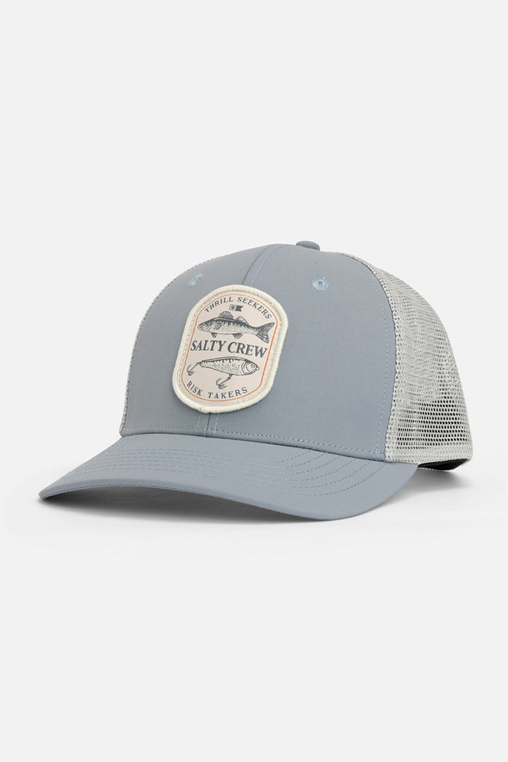 Salty Crew - Baited Retro Trucker Hat in Shark Skin