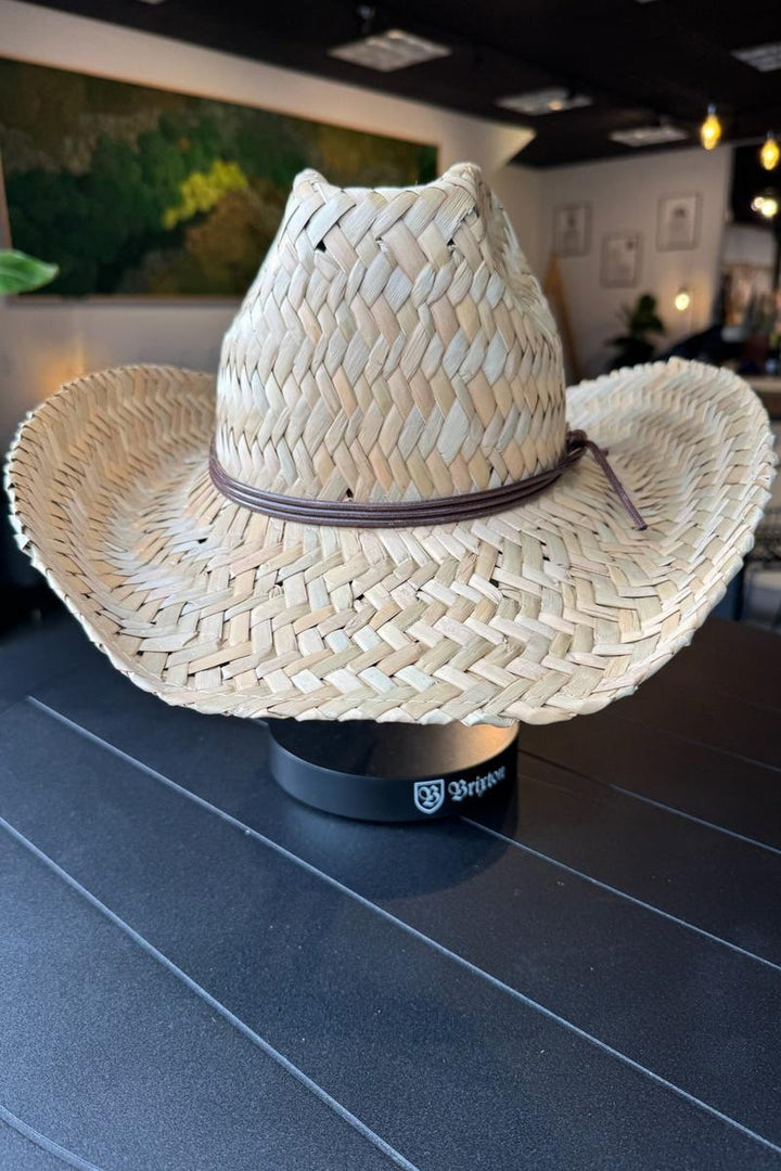 Brixton - Houston II Straw Cowboy in Tan