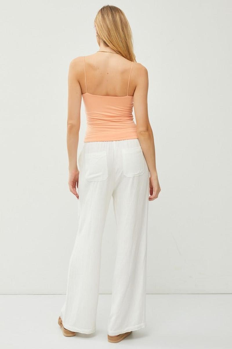 Be Cool - Basic Solid Cami in Apricot