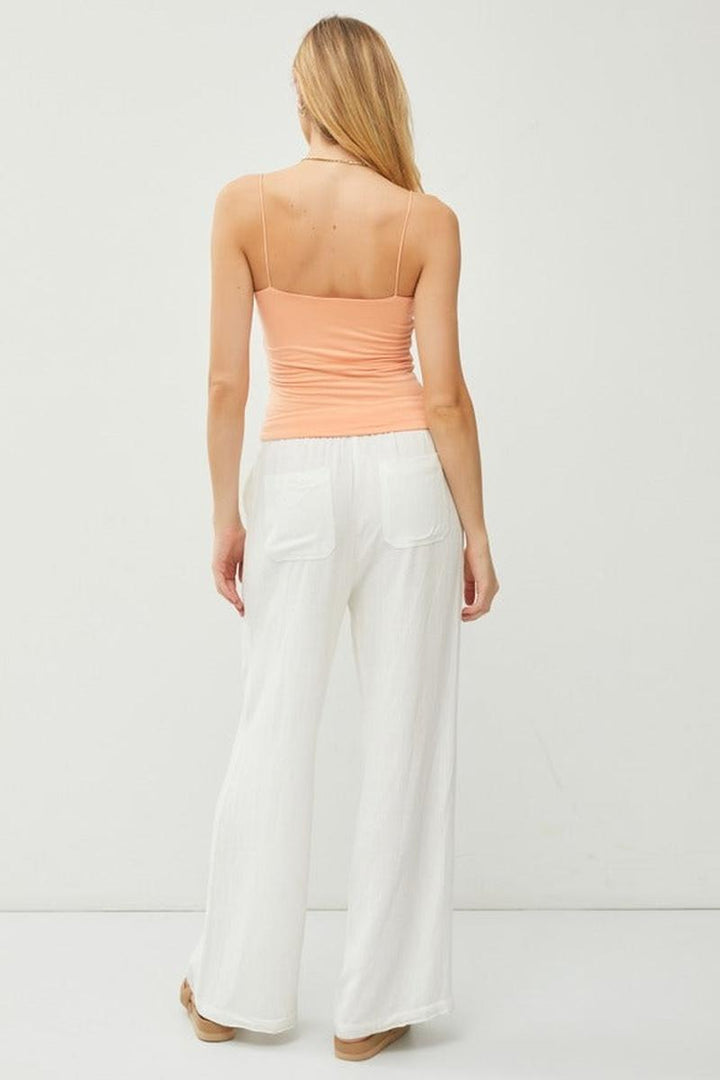 Be Cool - Basic Solid Cami in Apricot