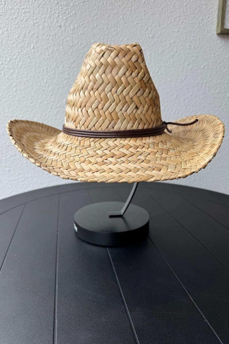 Brixton - Houston II Straw Cowboy in Tan