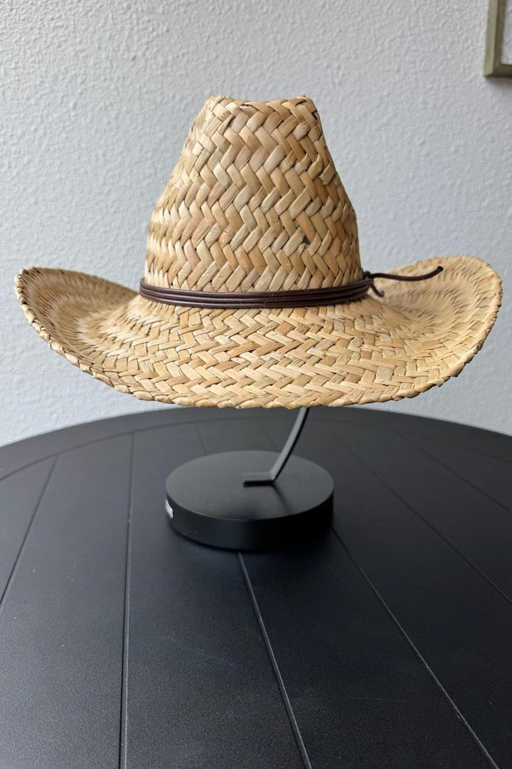 Brixton - Houston II Straw Cowboy in Tan