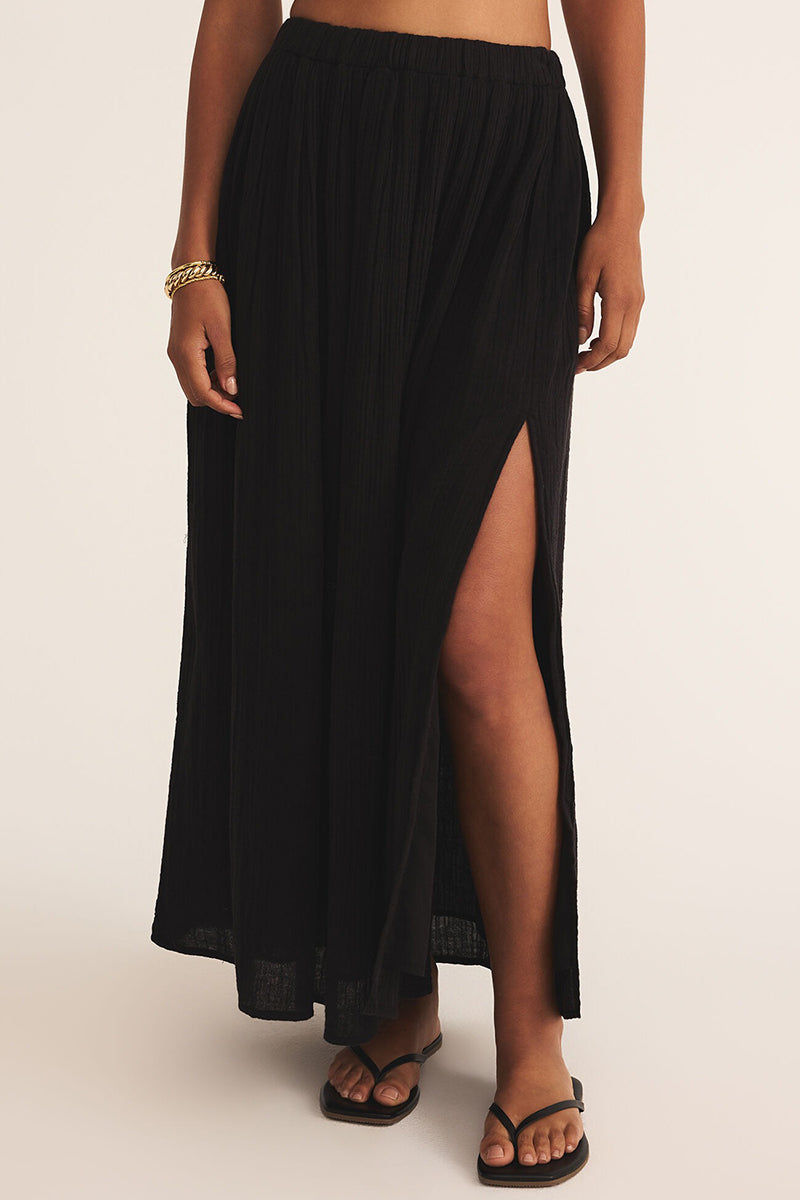 Z Supply - Reina Airy Skirt in Black