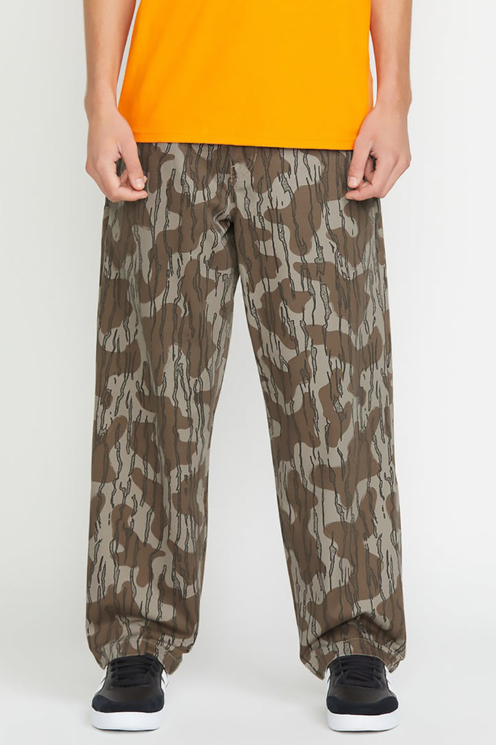 Volcom - Volcom Workwear Frickin Skate Work Chino Pants in Brindle