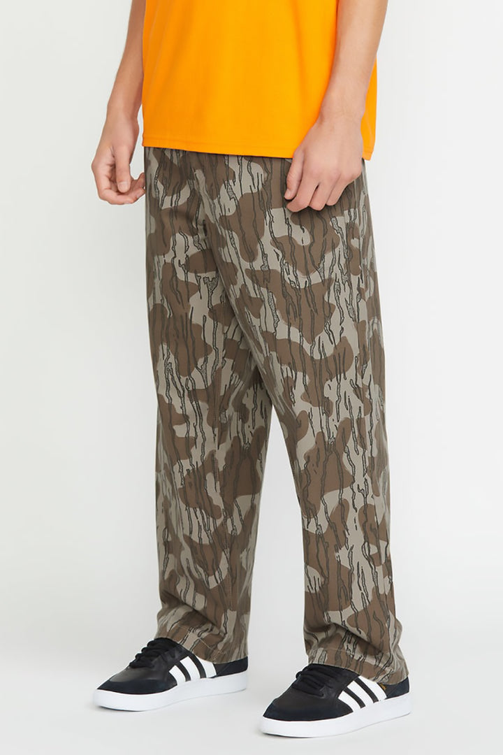 Volcom - Volcom Workwear Frickin Skate Work Chino Pants in Brindle