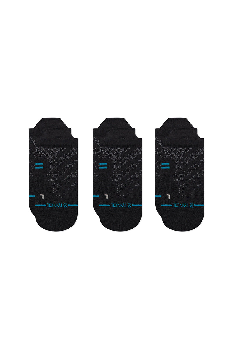 Stance - Athletic Tab Sock in Black - 3 Pack