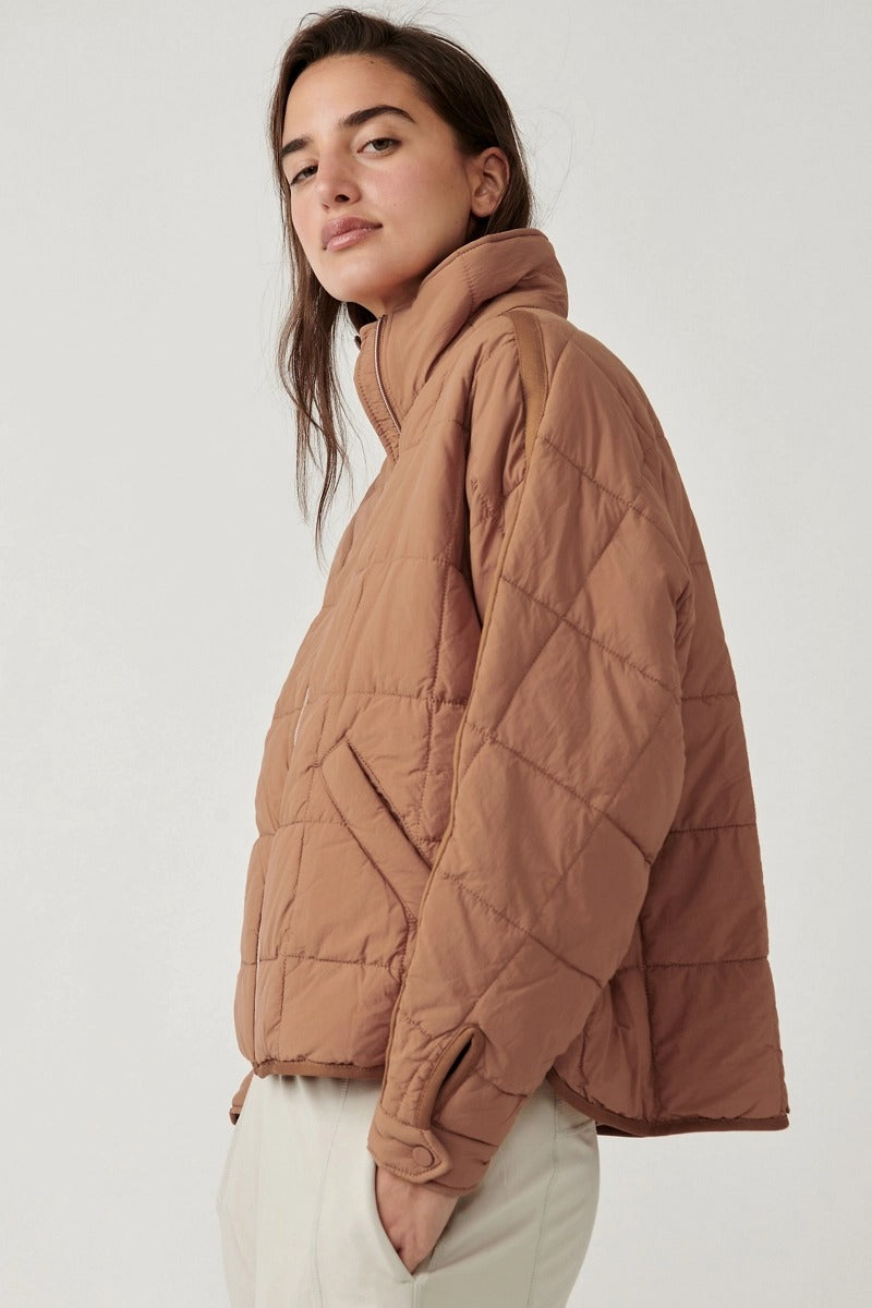 Free People Movement - Pippa Packable Puffer Jacket in Twig