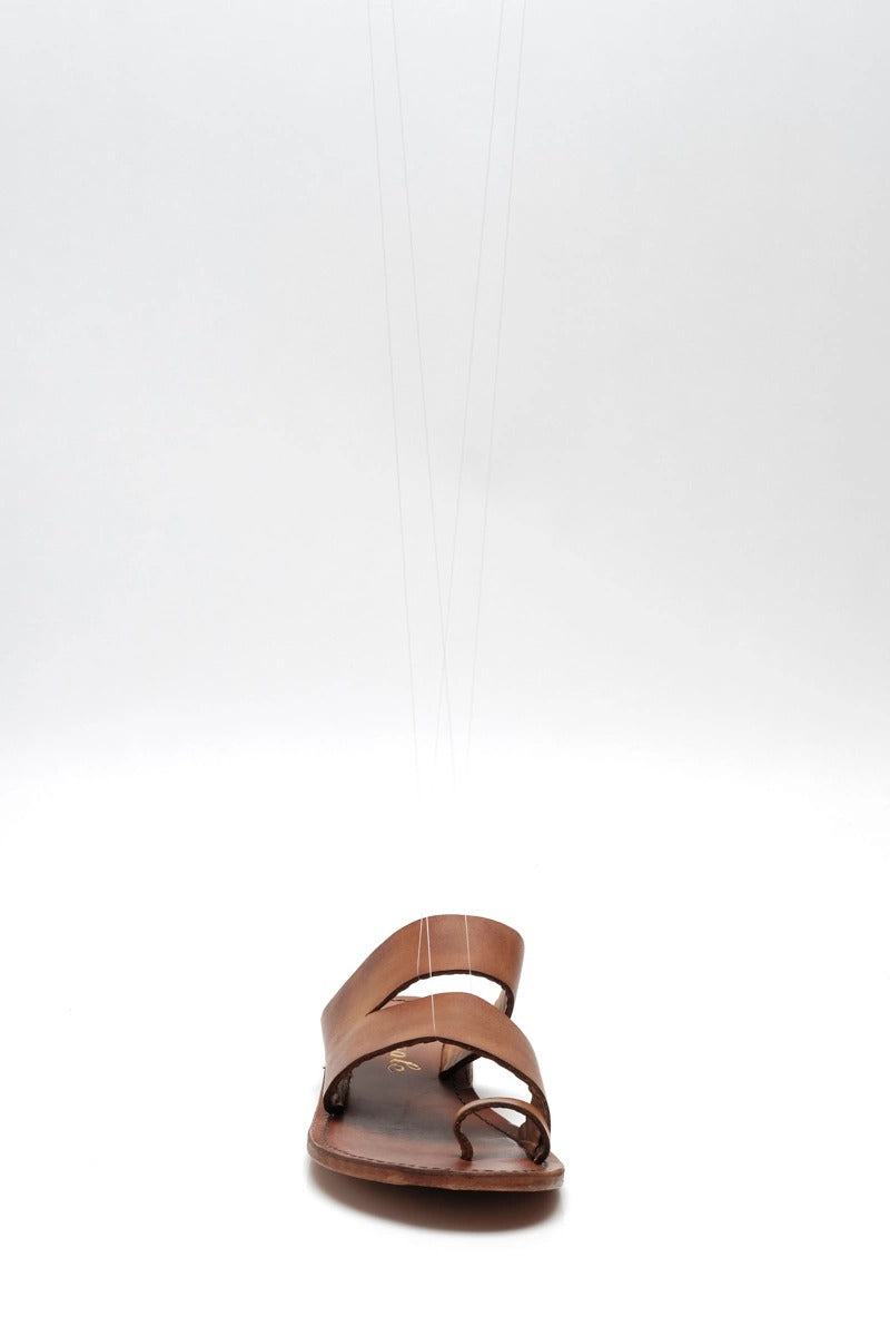 Free People - Abilene Toe Loop Sandals in Luggage
