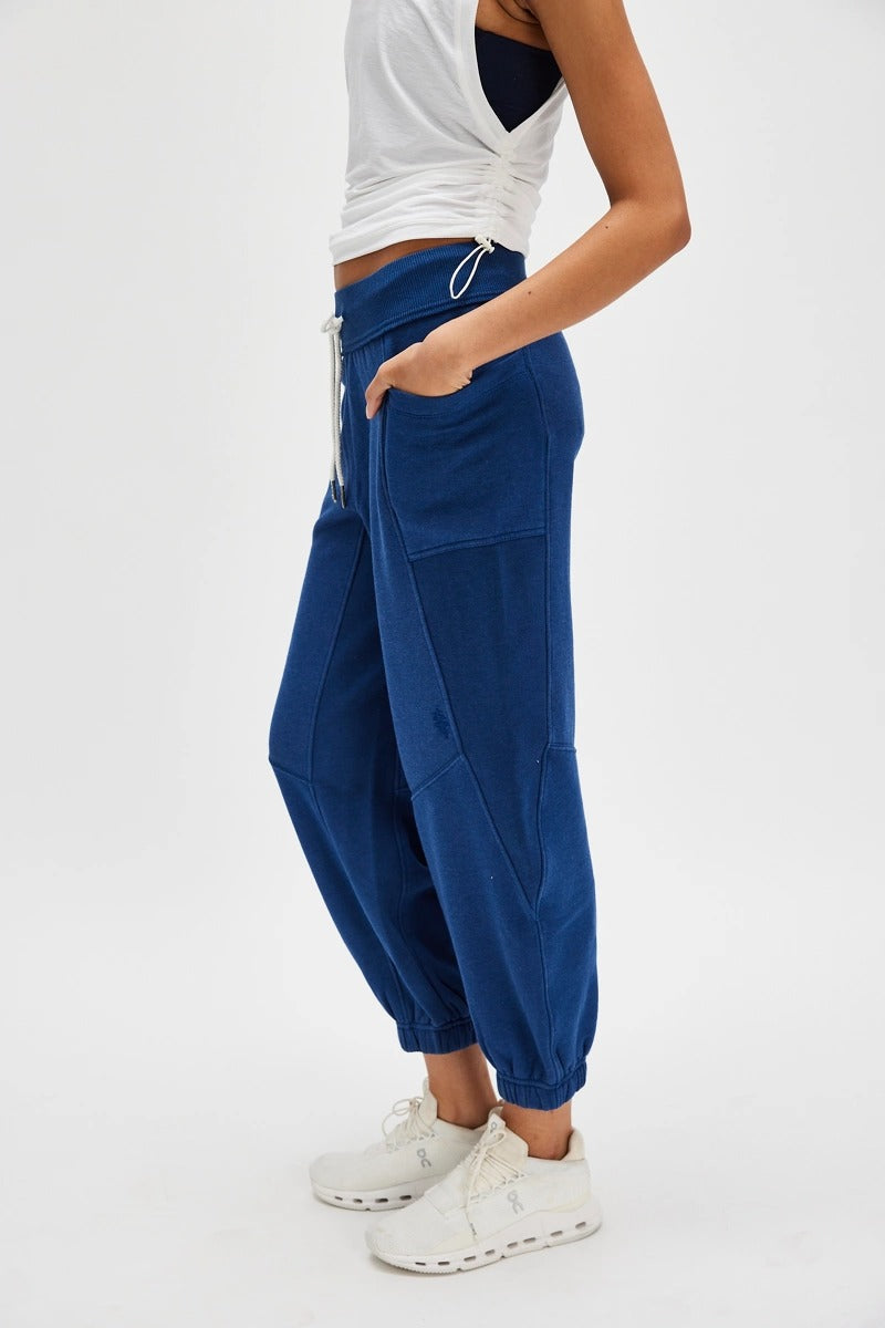 Free People Movement - Making It Joggers in Black Grape