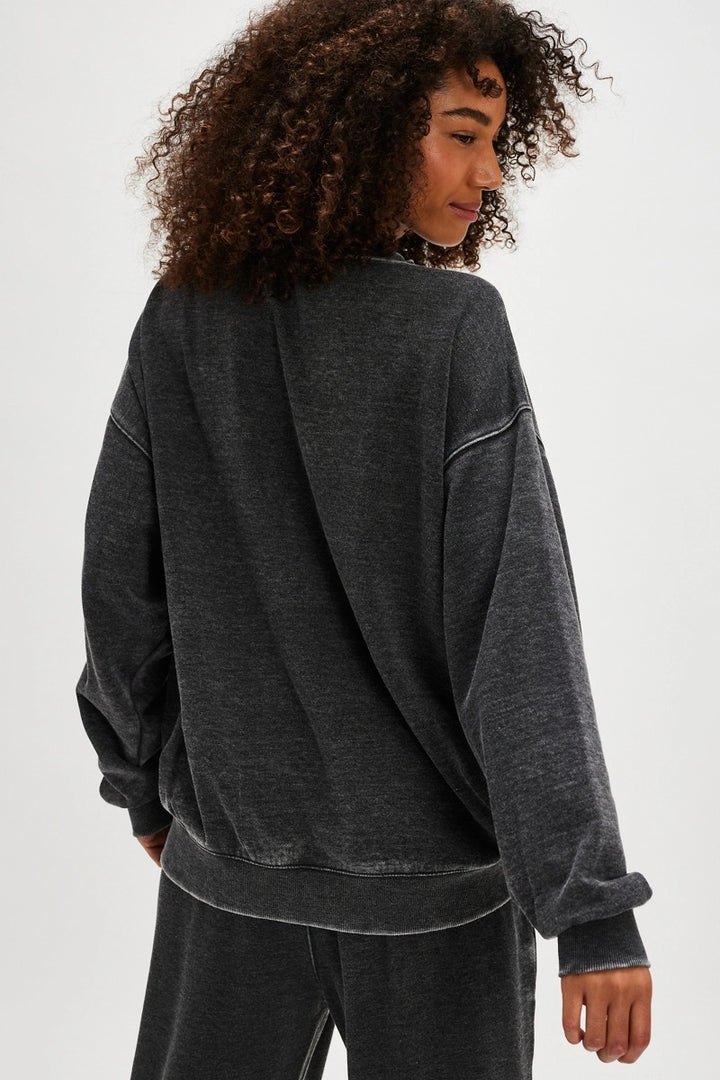 Free People - Slow It Down Pullover in Black