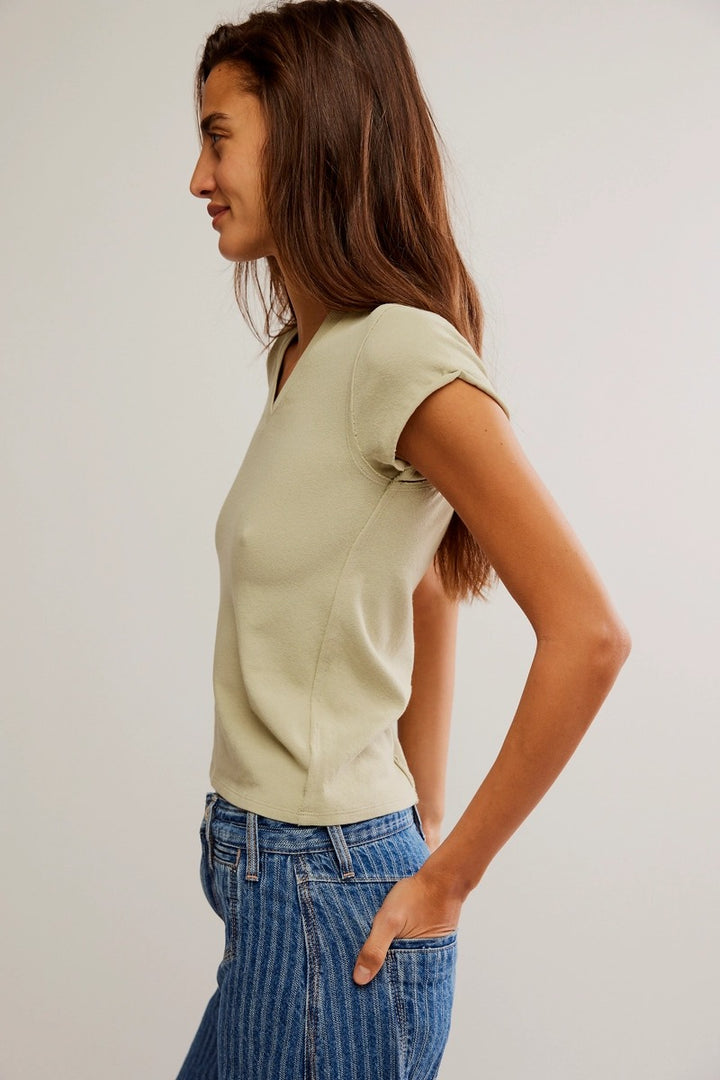 Free People - The Tee That Got Away in Washed Sage