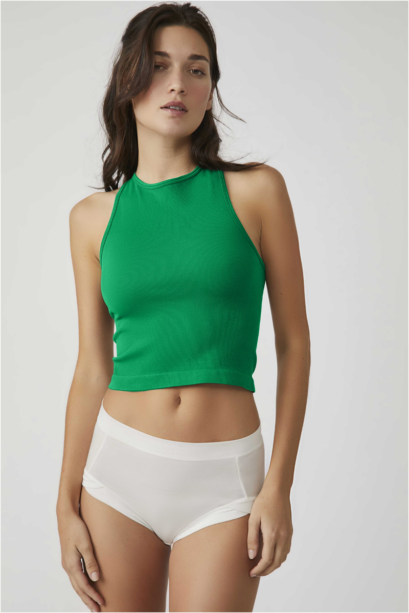 Free People - Hayley Racerback Brami in Jungle Glow