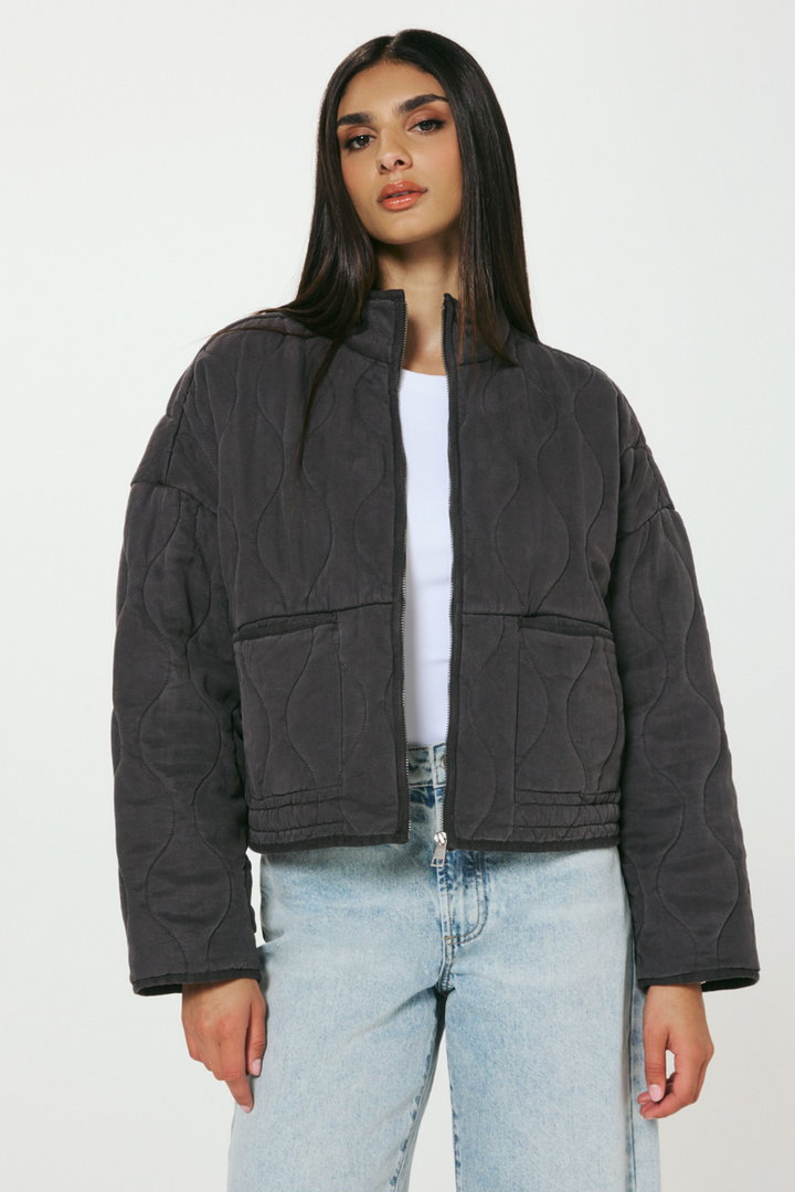7DIAMONDS - Rory Full-Zip Jacket in Anthracite