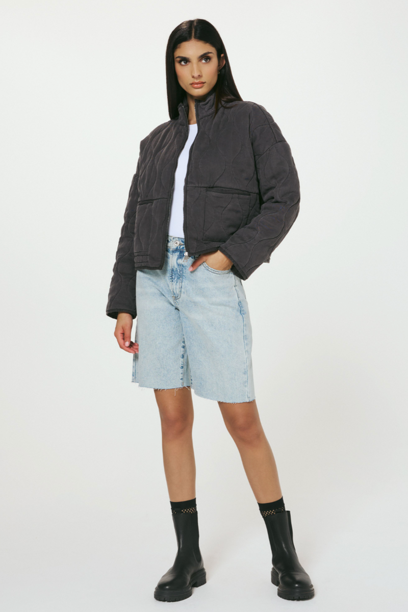 7DIAMONDS - Rory Full-Zip Jacket in Anthracite