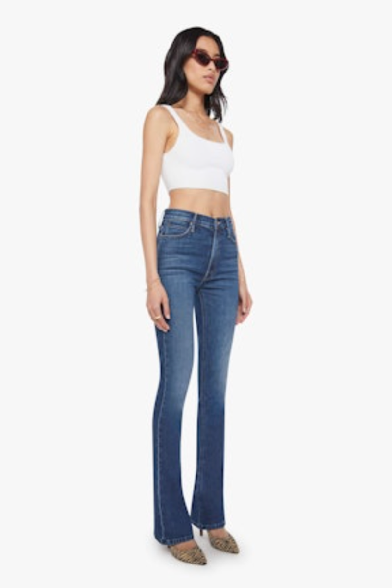 Mother Denim - High Waisted Runaway in Shine On
