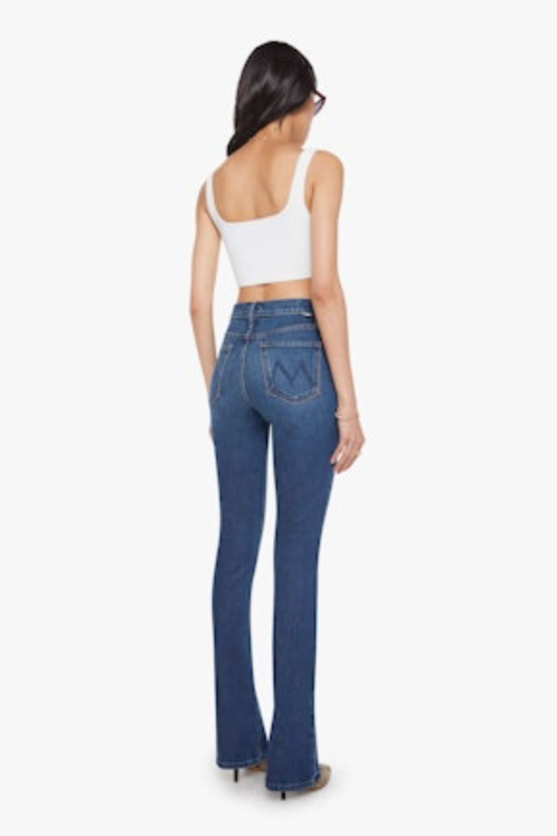 Mother Denim - High Waisted Runaway in Shine On