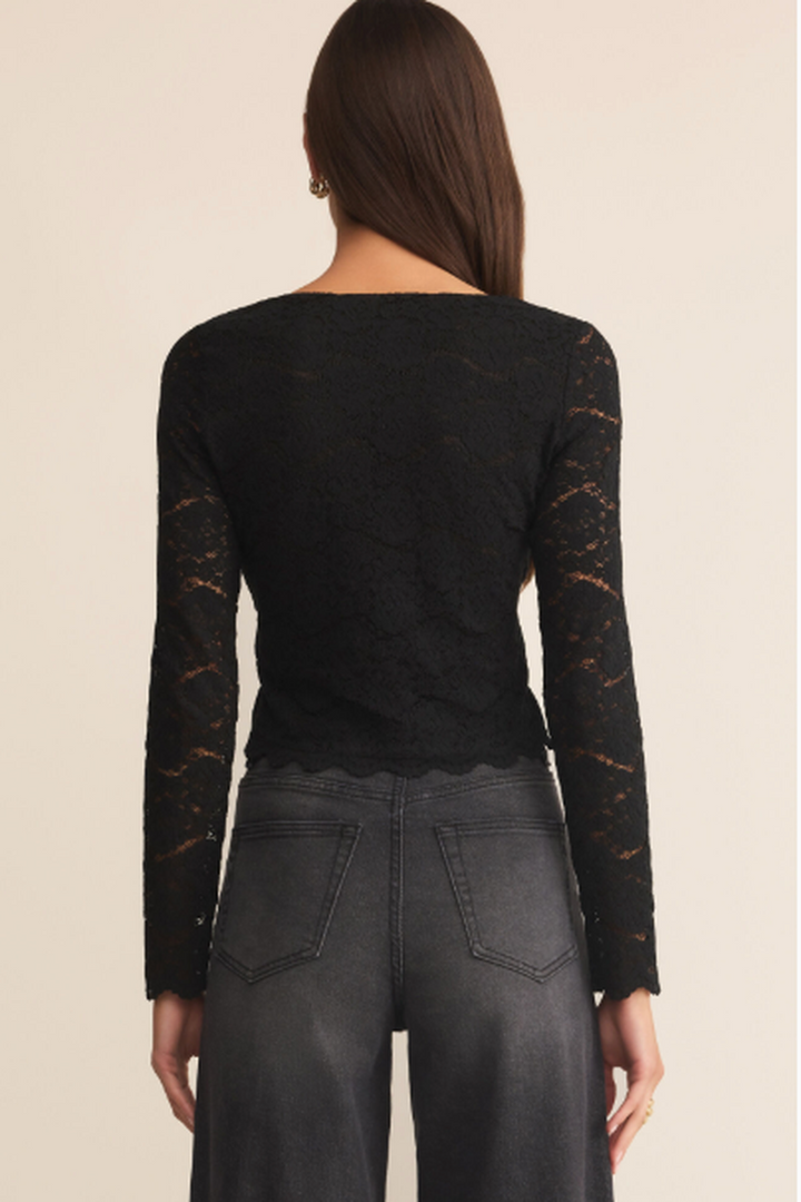 Z Supply - Aurora Lace Top in Black