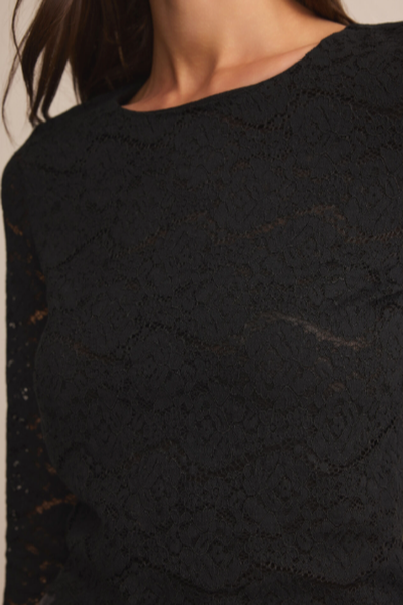 Z Supply - Aurora Lace Top in Black