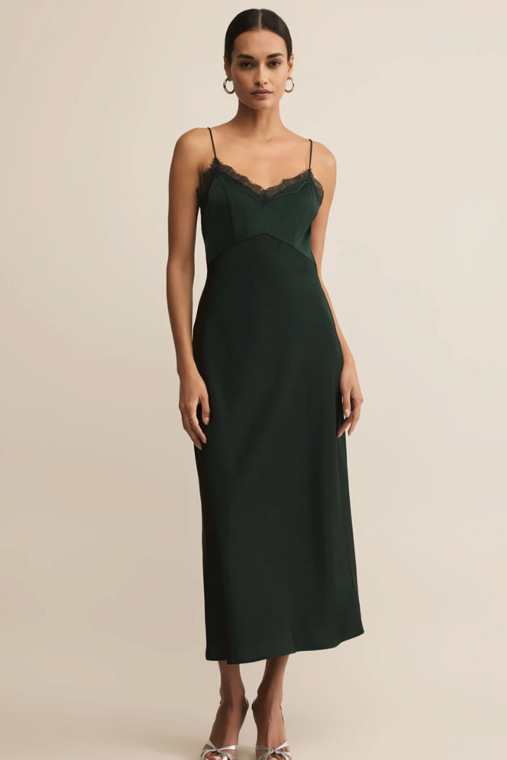 Z Supply - After Hours Midi Dress in Garland Green