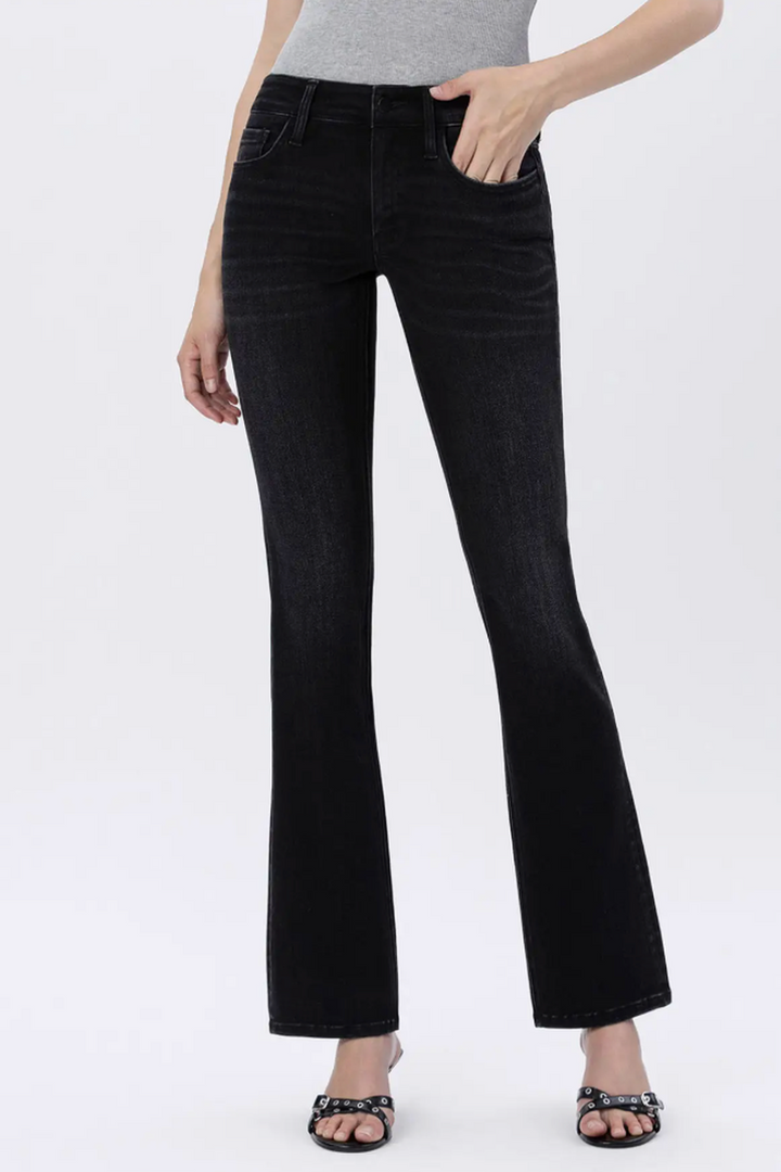 FLYING MONKEY - Mid Rise Bootcut Jeans in Evaluative