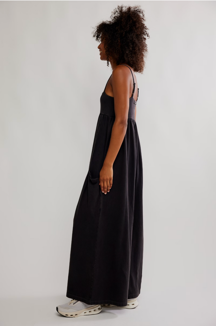 Free People Movement - Hot Shot Strappy Onesie 2 in Black