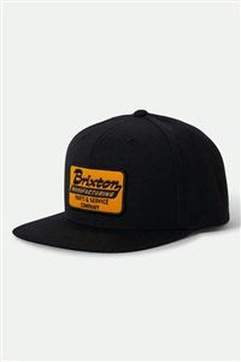 Brixton - Township MP Snapback Hat in Black