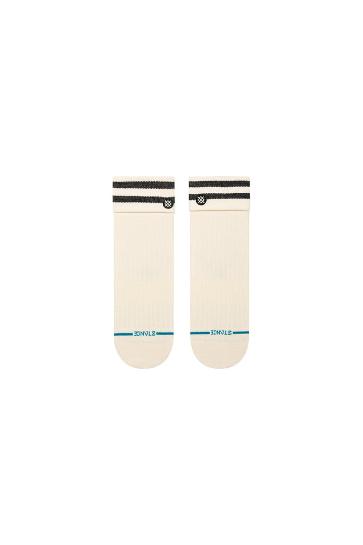Stance - Cotton Quarter Light Cushion Socks with Roll Cuff in Canvas