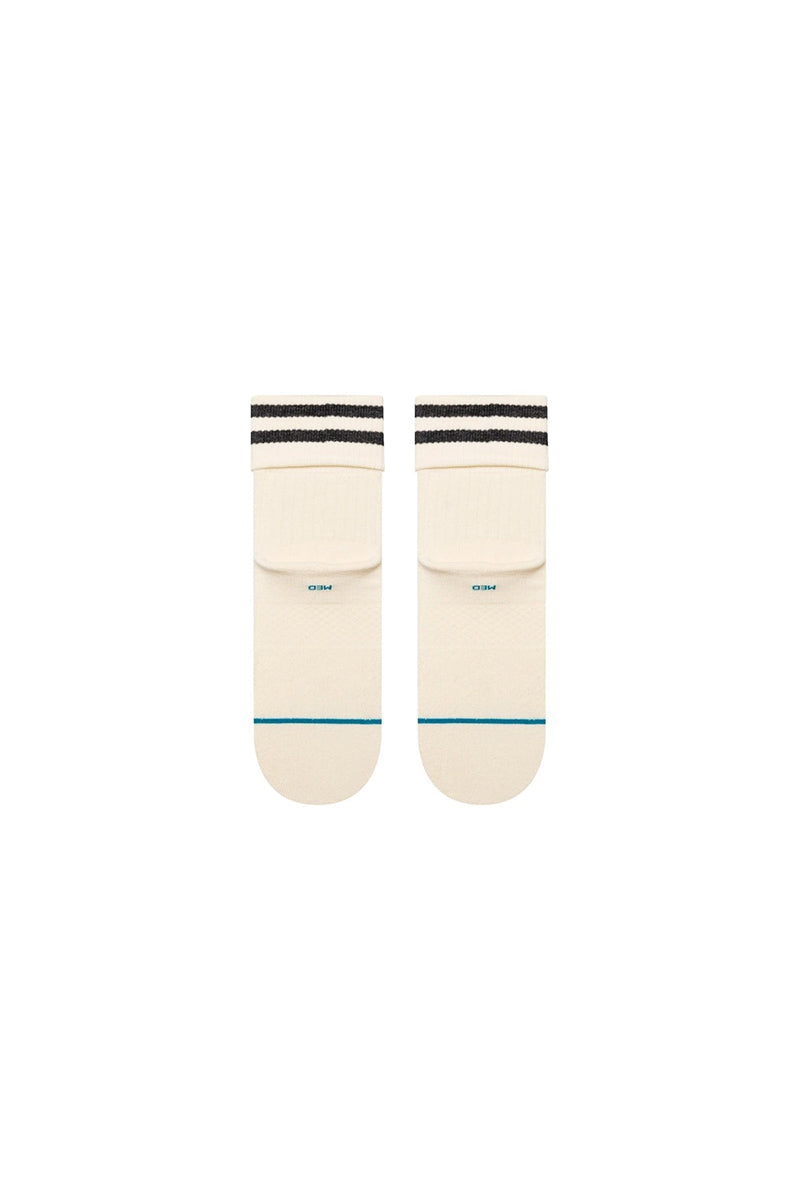 Stance - Cotton Quarter Light Cushion Socks with Roll Cuff in Canvas