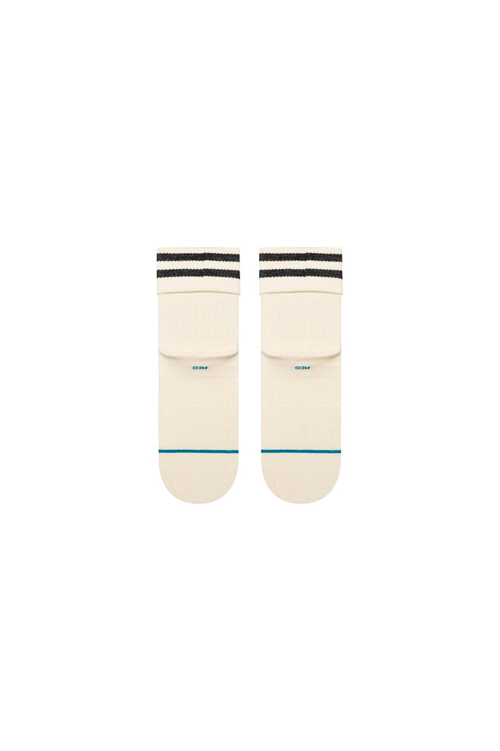 Stance - Cotton Quarter Light Cushion Socks with Roll Cuff in Canvas