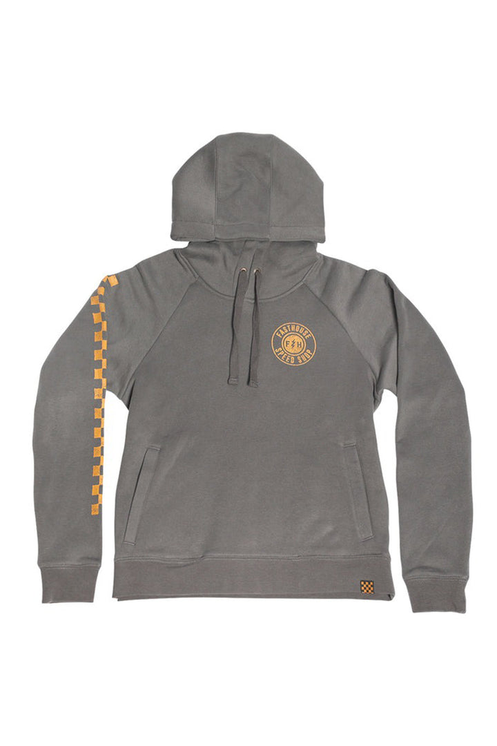 FASTHOUSE - Stray Women's Hooded Pullover in Dark Gray