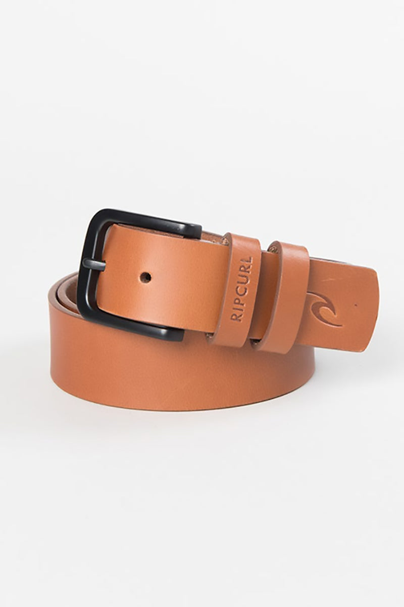 Rip Curl - Cut Down Leather Belt in Tan