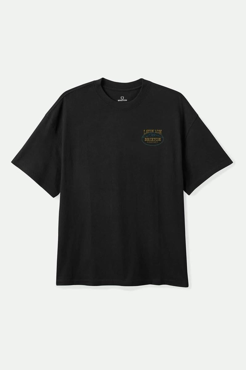 Brixton - Layin' Low Short Sleeve Standard Tee in Black