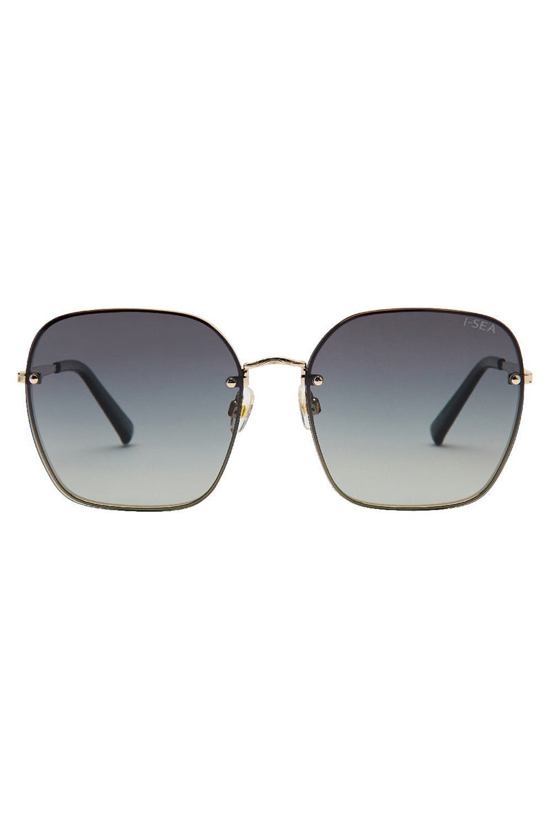 I-SEA - Emerson with Gold Frames and Smoke Gradient Polarized Lenses
