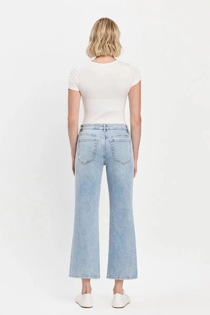 VERVET by FLYING MONKEY - Mid Rise Dad Jeans in Deference