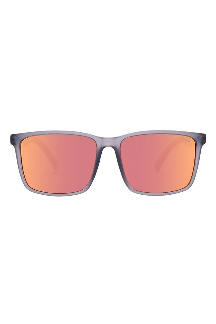 I-SEA - Hopper with Grey Frames and Red Mirror Polarized Lenses