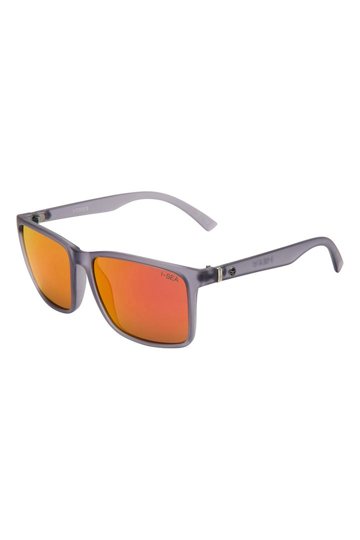 I-SEA - Hopper with Grey Frames and Red Mirror Polarized Lenses