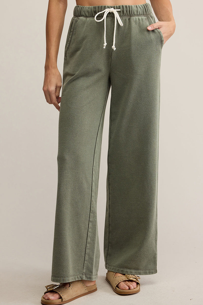 Z Supply - Hunter Knit Pant in Hunter Green