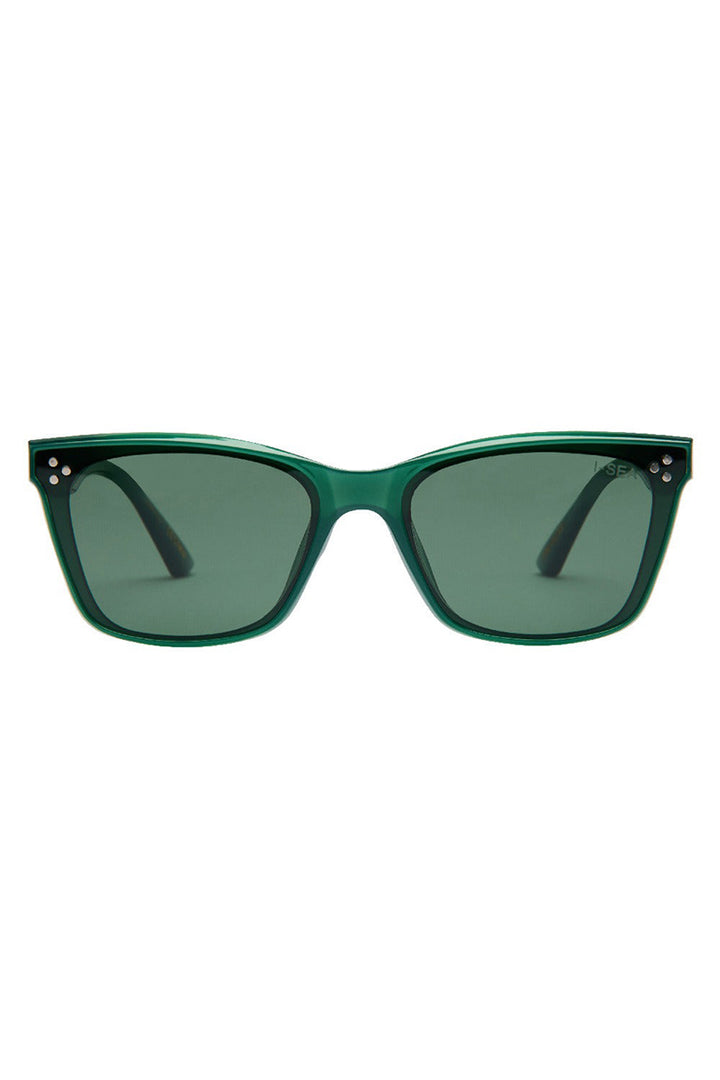 I-SEA - Kiki with Kale Frames and Green Polarized Lenses