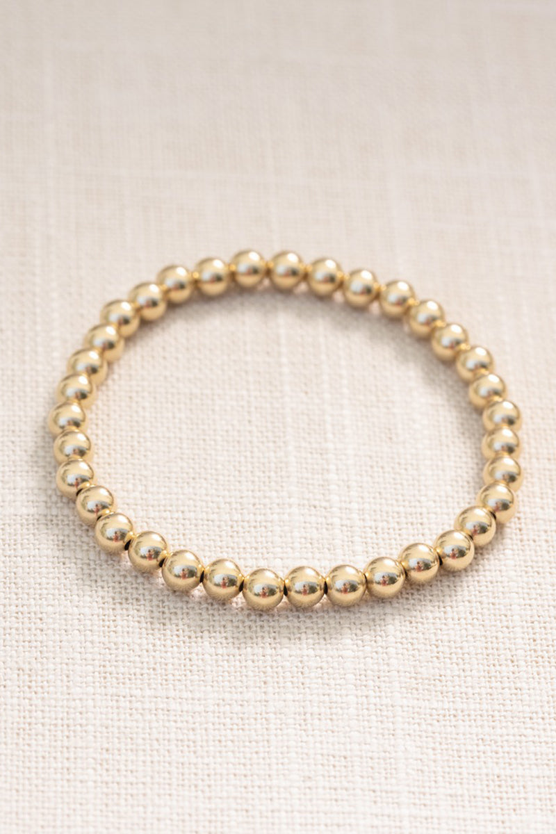 COAST + COVE - Gold Ball Bracelet - 5mm