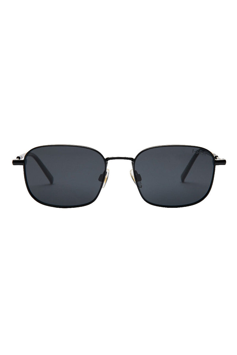 I-SEA - Quinn with Black Frames and Smoke Polarized Lenses
