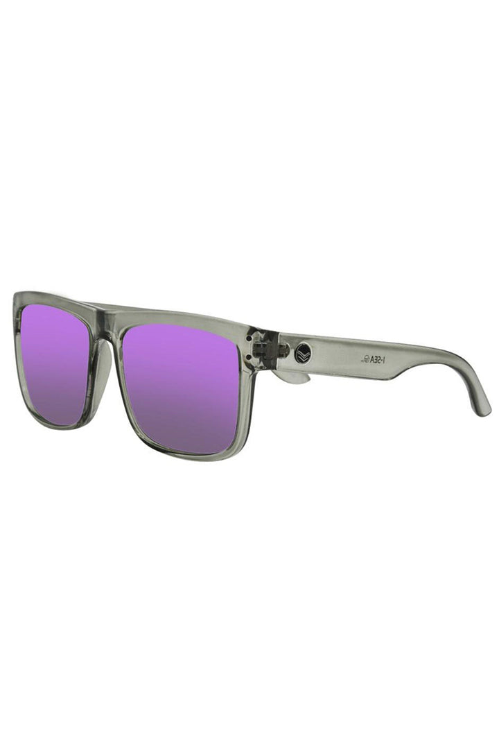 I-SEA - V Lander with Grey Gloss Frames and Purple Mirror Polarized Lenses