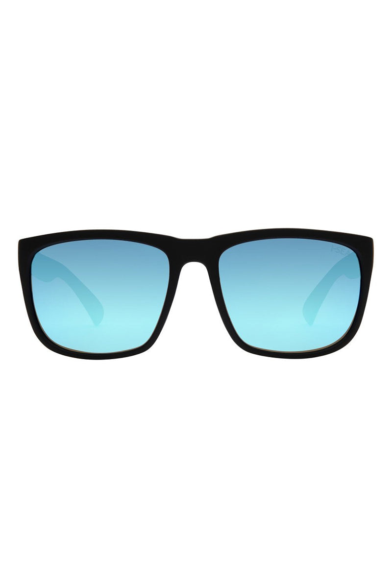 I-SEA - Wyatt with Black Frames and Ice Blue Polarized Lenses